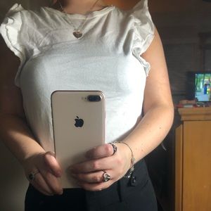 Ruffled sleeve blouse